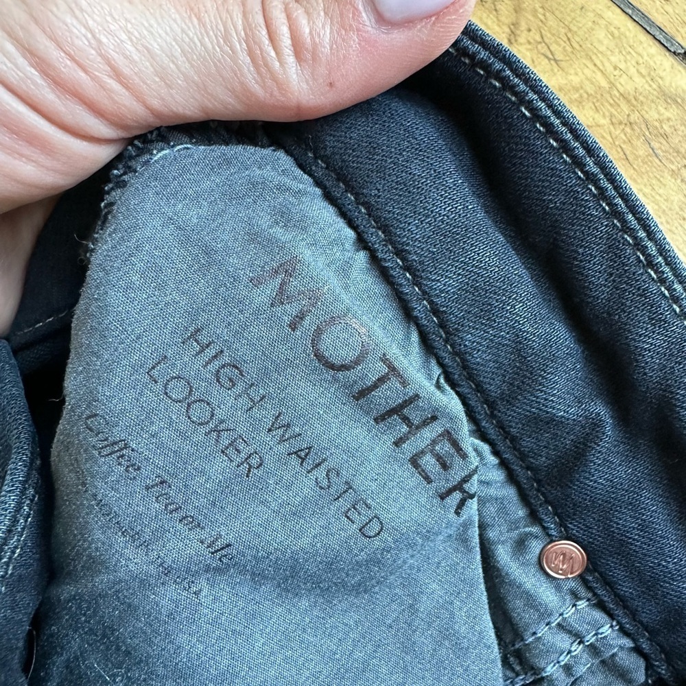 MOTHER Skinny Jeans - Midnight Blue​​​ - Picture 4 of 14